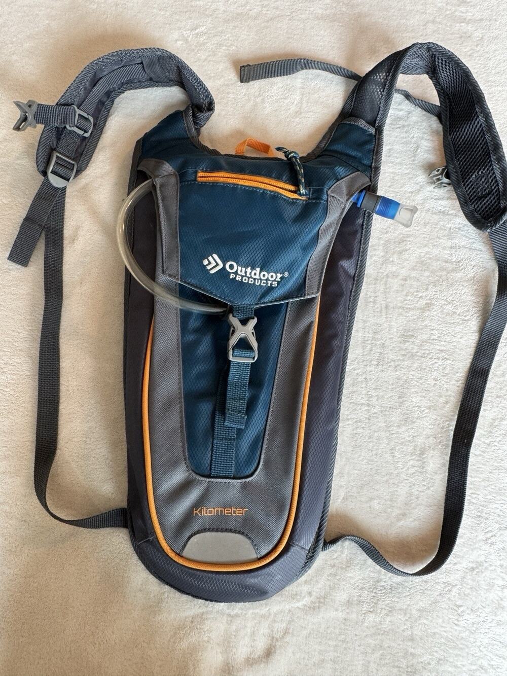 Hydration Backpack With Bladder Outdoor Products Kilometer Blue/Gray